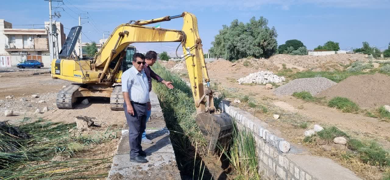 افزایش کانال سنگی ( ارتفاع سیل بند) شهر موسیان